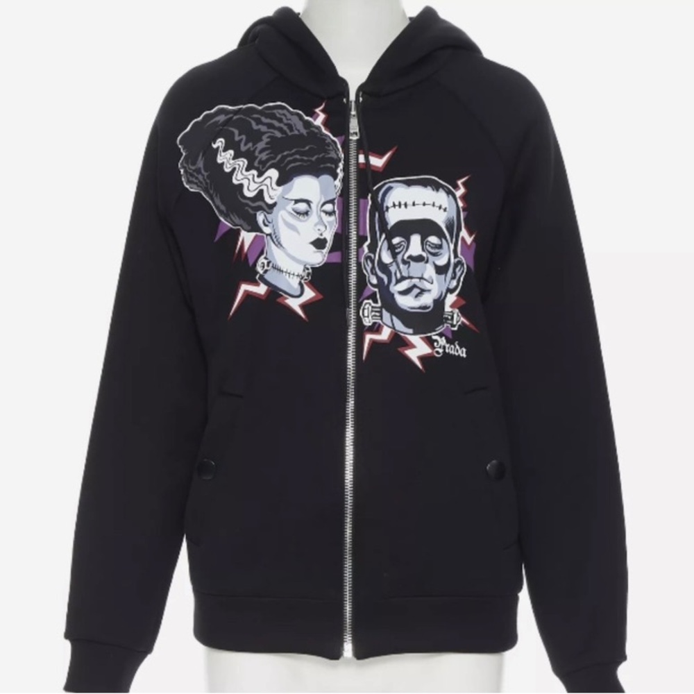 NEW! PRADA Frankenstein Runway AW19 Hoodie Sweater Universal JAPAN Size XS